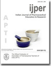 Indian Journal of Pharmaceutical Education and Research雜志封面